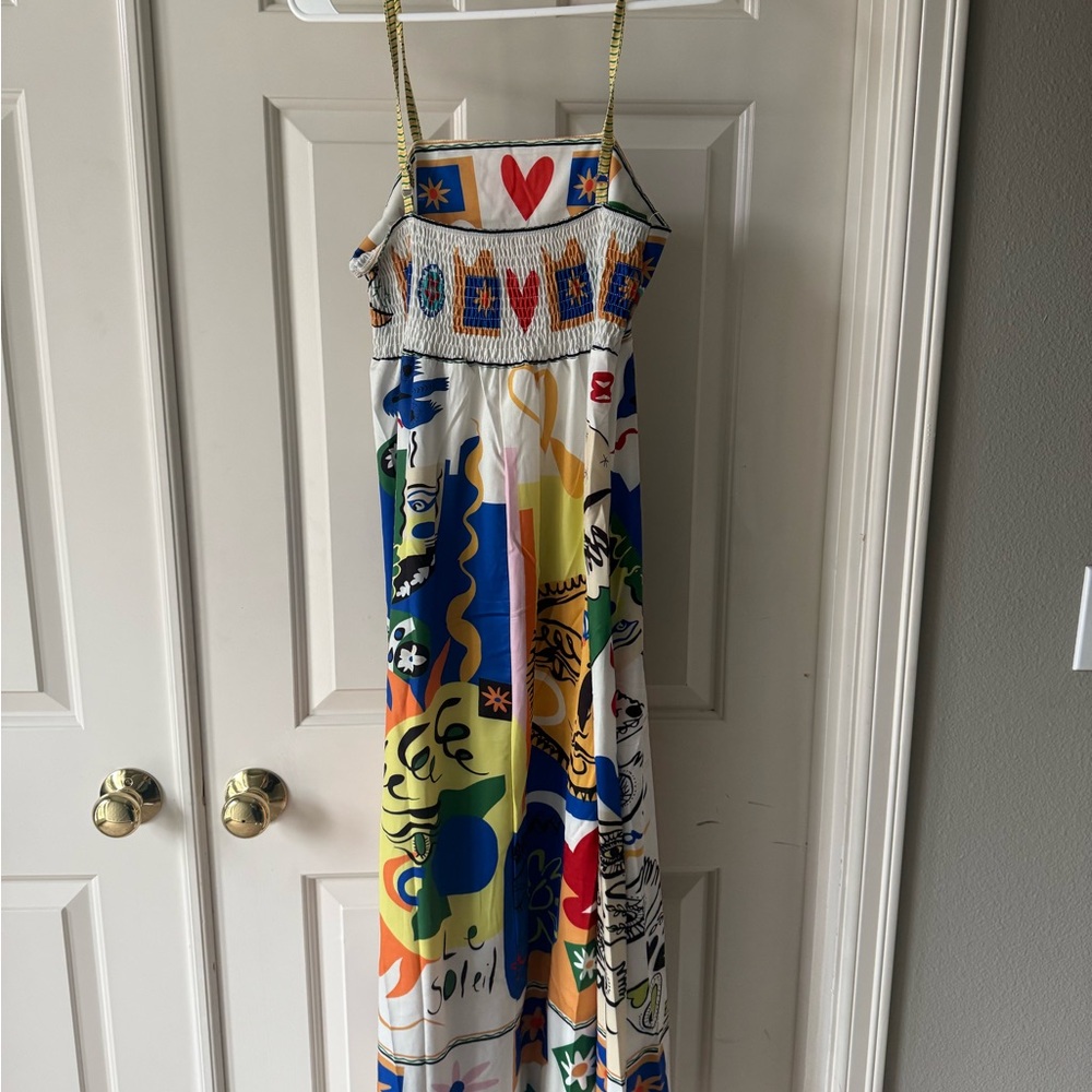 Cupshe Graffiti Print Sleeveless Maxi